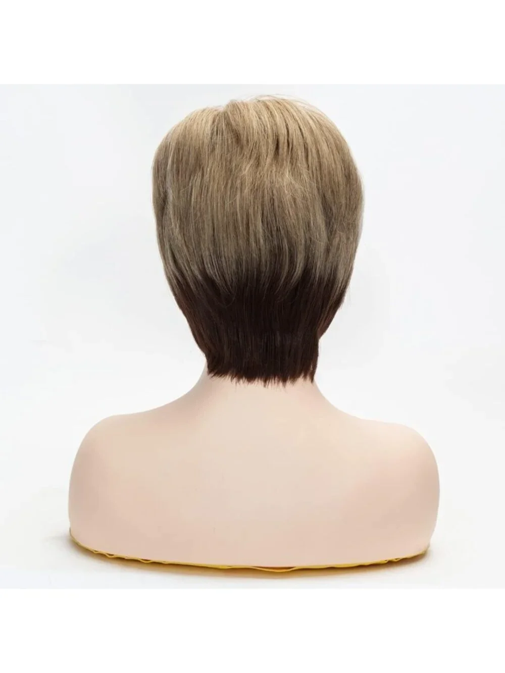 Vintage Blonde Mixed Coraline Short Pixie Wig | Realistic Updo Bob for Parties